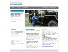 Tablet Screenshot of nationalwaterwellengineers.co.uk